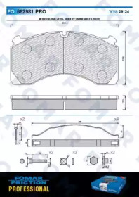 FOMAR FRICTION FO 682981